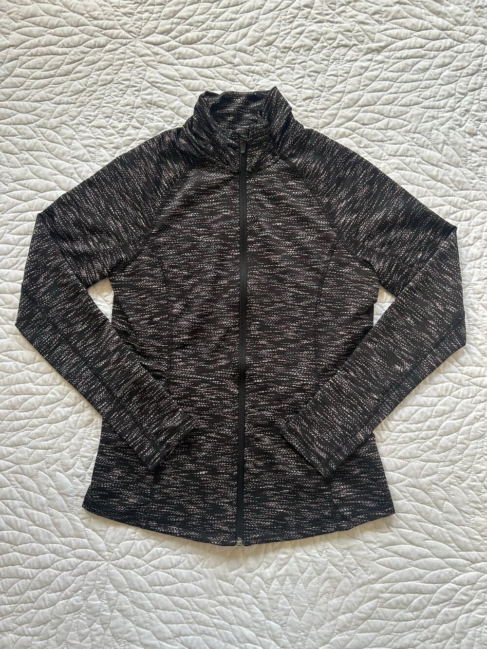 Joe Fresh Zip Jacket Size S Black Sportswear